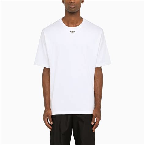 t-shirt bianca prada donna|Prada Canada t shirts.